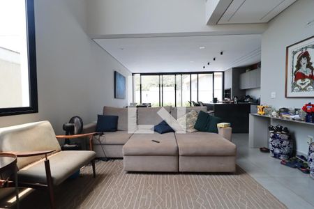 Sala de casa de condomínio para alugar com 5 quartos, 212m² em Vila do Golfe, Ribeirão Preto