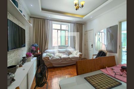 Sala de casa à venda com 3 quartos, 90m² em Rio Comprido, Rio de Janeiro