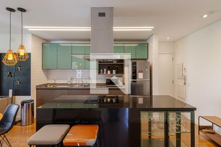 Cozinha de apartamento para alugar com 2 quartos, 72m² em Indianópolis, São Paulo