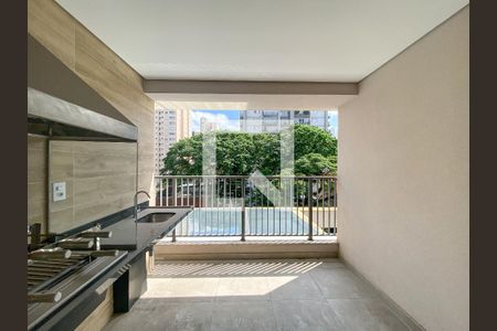 Varanda gourmet de apartamento à venda com 2 quartos, 76m² em Indianópolis, São Paulo