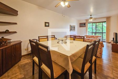Sala de apartamento para alugar com 3 quartos, 130m² em Jardim Tres Marias, Guarujá
