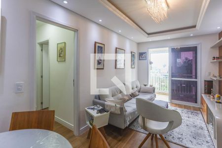 Sala  de apartamento à venda com 3 quartos, 78m² em Centro, Diadema