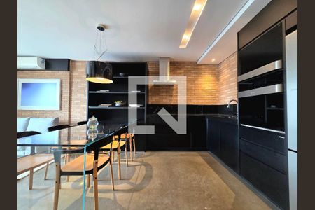Cozinha de apartamento para alugar com 1 quarto, 72m² em Vila Nova Conceição, São Paulo