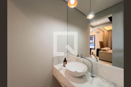Lavabo de casa de condomínio para alugar com 3 quartos, 121m² em Jardim Santa Helena, Valinhos