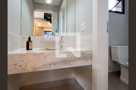 Lavabo de casa de condomínio para alugar com 3 quartos, 121m² em Jardim Santa Helena, Valinhos