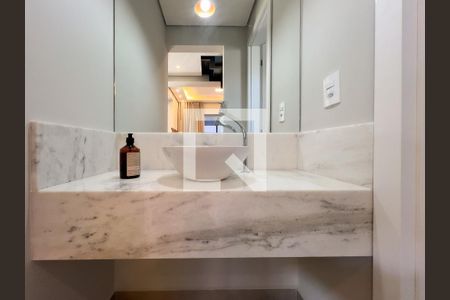 Lavabo de casa de condomínio para alugar com 3 quartos, 121m² em Jardim Santa Helena, Valinhos