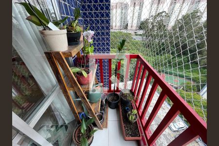 Varanda da Sala de apartamento à venda com 2 quartos, 58m² em Butantã, São Paulo