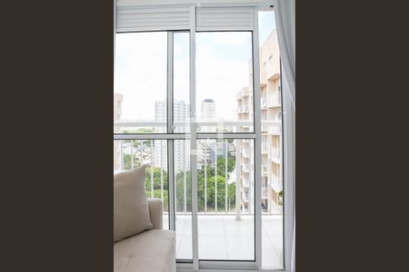 Sala/Cozinha de apartamento à venda com 1 quarto, 27m² em Várzea da Barra Funda, São Paulo