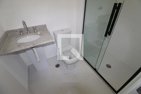 Banheiro da Suíte de apartamento para alugar com 1 quarto, 33m² em Jardim Esplanada, São José dos Campos