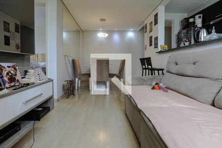 Sala de apartamento para alugar com 2 quartos, 48m² em Vila Mogilar, Mogi das Cruzes