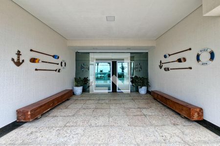 Hall de entrada de apartamento para alugar com 3 quartos, 118m² em Vila Caiçara, Praia Grande