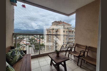 Varanda  de apartamento para alugar com 3 quartos, 73m² em Recreio dos Bandeirantes, Rio de Janeiro