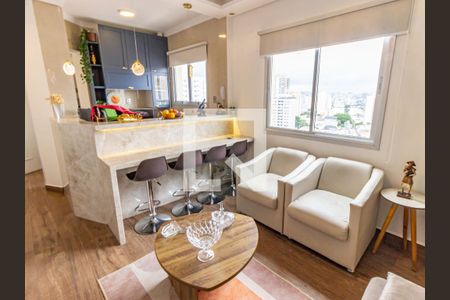 Sala de apartamento à venda com 1 quarto, 42m² em Mooca, São Paulo