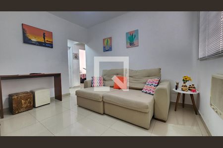 Sala de apartamento para alugar com 2 quartos, 70m² em Gonzaga, Santos