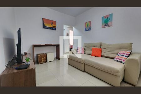 Sala de apartamento para alugar com 2 quartos, 70m² em Gonzaga, Santos