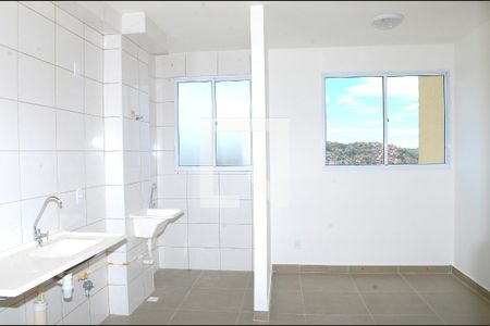 Sala/Cozinha de apartamento para alugar com 2 quartos, 41m² em São Gabriel, Belo Horizonte