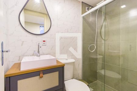 Banheiro de apartamento à venda com 1 quarto, 25m² em Vila Prudente, São Paulo