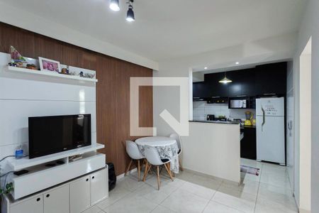 Sala de apartamento à venda com 2 quartos, 51m² em Nacional, Contagem