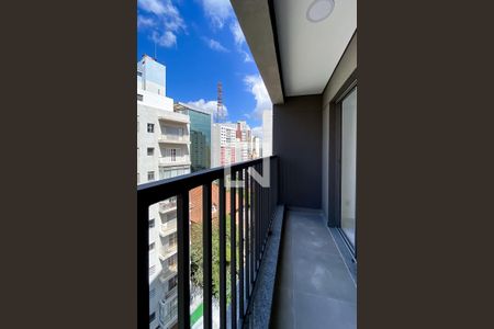 Varanda da Sala/Quarto de kitnet/studio à venda com 1 quarto, 30m² em Liberdade, São Paulo