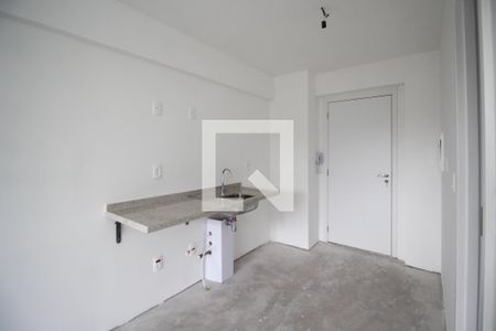 Cozinha de kitnet/studio à venda com 1 quarto, 28m² em Moema, São Paulo