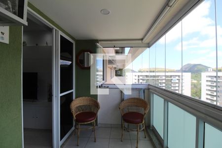 Sala - Varanda de apartamento à venda com 2 quartos, 66m² em Recreio dos Bandeirantes, Rio de Janeiro