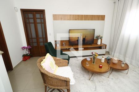 Sala de casa para alugar com 2 quartos, 127m² em Campestre, Santo André