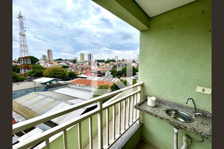 Varanda da Sala de apartamento à venda com 2 quartos, 58m² em Gopouva, Guarulhos