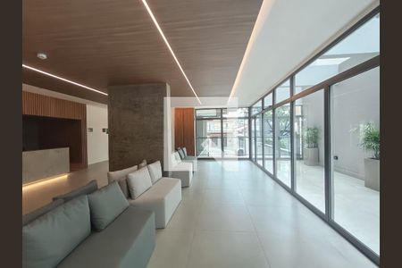 Área comum - Hall de apartamento para alugar com 1 quarto, 27m² em São Judas, São Paulo
