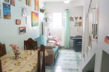 Sala de casa de condomínio para alugar com 3 quartos, 80m² em Vila dos Andradas, São Paulo