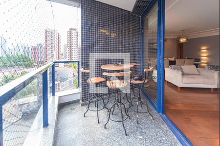 Varanda da Sala de apartamento para alugar com 4 quartos, 260m² em Vila Bastos, Santo André