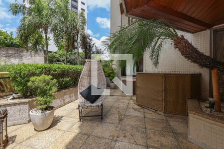 Terraço da Sala de apartamento à venda com 3 quartos, 386m² em Vila Andrade, São Paulo