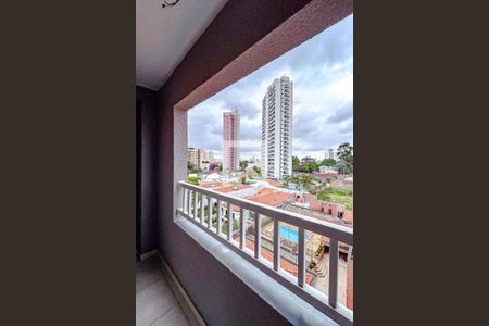 Varanda do Studio de apartamento para alugar com 1 quarto, 18m² em Vila Santo Estefano, São Paulo