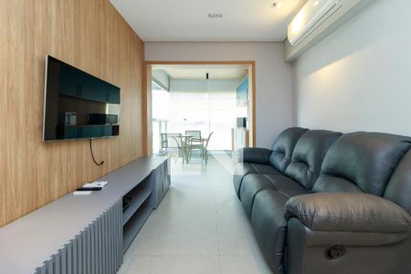 Sala de apartamento para alugar com 2 quartos, 66m² em Jardim das Acacias, São Paulo