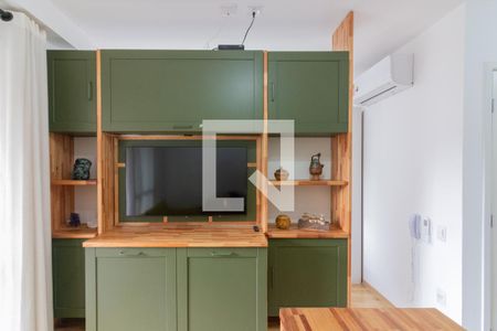 Sala de apartamento à venda com 1 quarto, 32m² em Indianópolis, São Paulo