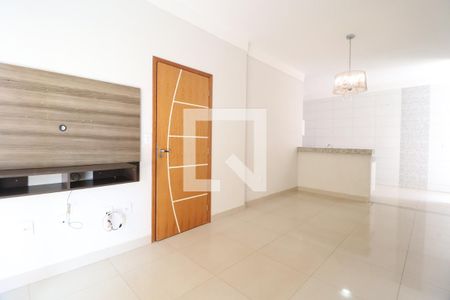 Sala de apartamento para alugar com 2 quartos, 61m² em Novo Mundo, Uberlândia