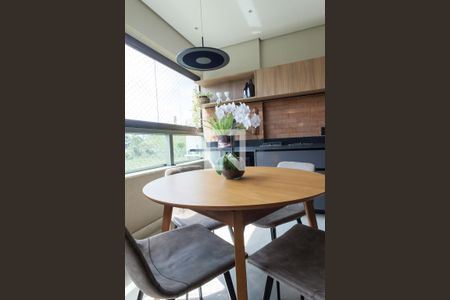 Varanda gourmet sala de apartamento à venda com 3 quartos, 126m² em Vila das Flores, Nova Lima