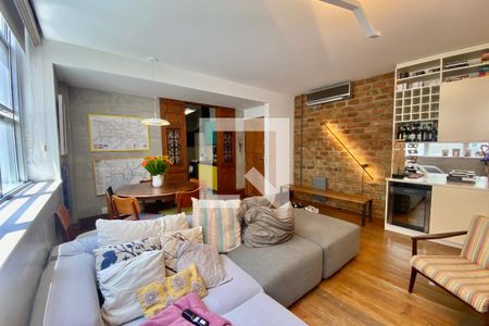 Sala  de apartamento à venda com 2 quartos, 80m² em Ipanema, Rio de Janeiro