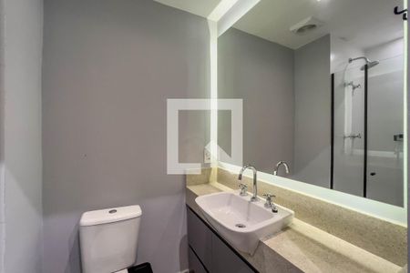 Banheiro de kitnet/studio para alugar com 1 quarto, 28m² em Vila Mariana, São Paulo