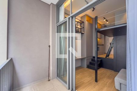 Varanda de kitnet/studio para alugar com 1 quarto, 28m² em Vila Mariana, São Paulo