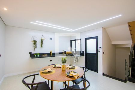 Sala/Cozinha de casa à venda com 3 quartos, 160m² em Vila América, Santo André