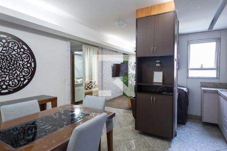 sala de apartamento para alugar com 2 quartos, 107m² em Vila da Serra, Nova Lima
