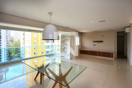Sala de apartamento à venda com 3 quartos, 129m² em Paraíso do Morumbi, São Paulo