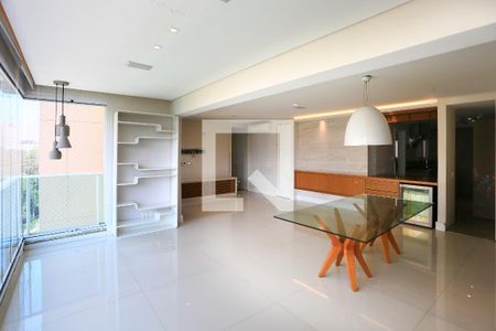 Varanda da Sala de apartamento à venda com 3 quartos, 129m² em Paraíso do Morumbi, São Paulo