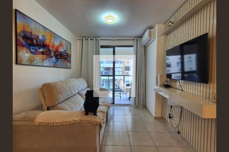 Sala  de apartamento à venda com 3 quartos, 85m² em Recreio dos Bandeirantes, Rio de Janeiro