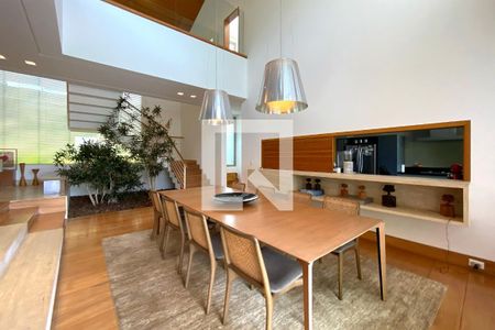 Sala de Jantar de casa de condomínio à venda com 5 quartos, 630m² em Bosque da Ribeira, Nova Lima