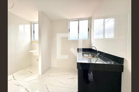 Cozinha de apartamento para alugar com 2 quartos, 56m² em Milionários, Belo Horizonte
