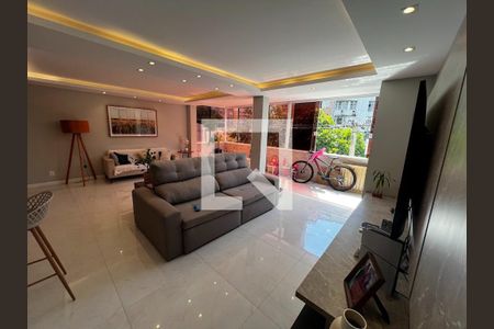 Sala de apartamento à venda com 3 quartos, 127m² em Tijuca, Rio de Janeiro