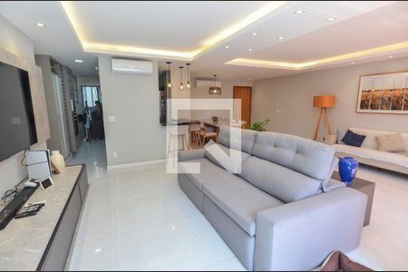 Sala de apartamento à venda com 3 quartos, 127m² em Tijuca, Rio de Janeiro
