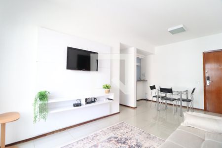 Sala de apartamento para alugar com 1 quarto, 55m² em Centro, Uberlândia