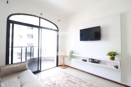 Sala de apartamento para alugar com 1 quarto, 55m² em Centro, Uberlândia